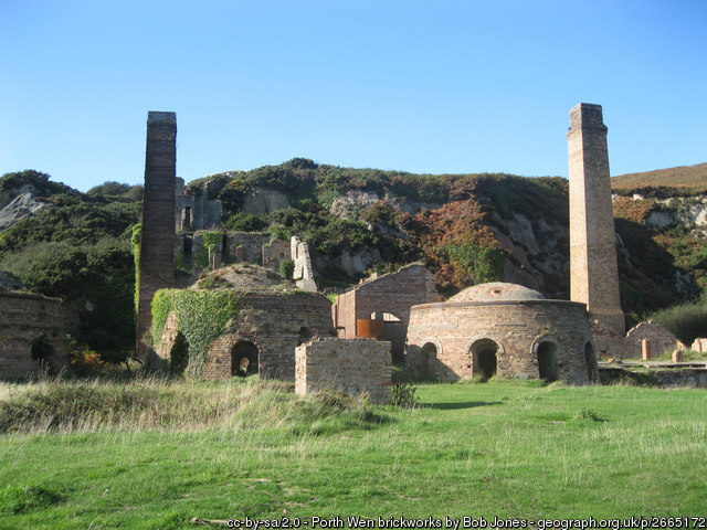Porth Wen disused brickworks, Anglesey