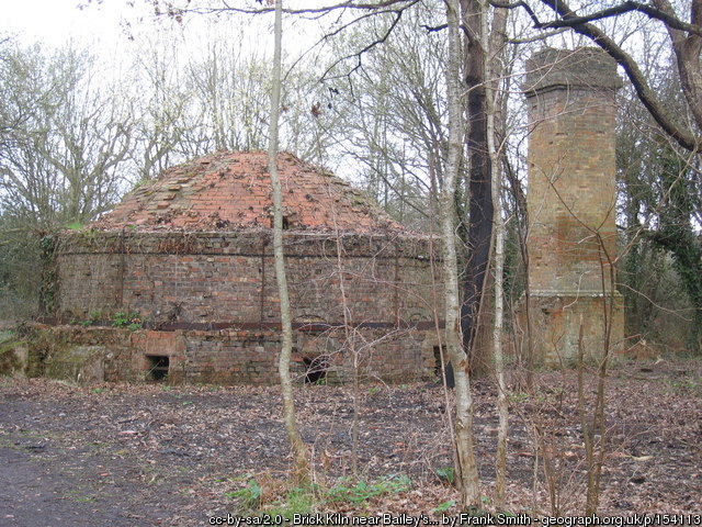 Beehive kiln at Bailey's hard