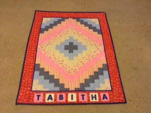 Traditional 'Round the World' quilt